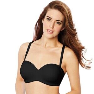 Bali Strapless One Smooth Side & Back Smoothing Shaping Underwire Bra Size 38DD